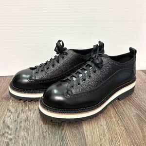 NEW Dsquared2 Black Leather Shoes - Size 44